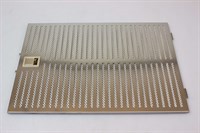 Metal filter, Bosch cooker hood - 8 mm x 379 mm x 265 mm