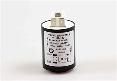 Interference capacitor, Elektro Helios dishwasher
