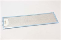 Metal filter, Bauknecht cooker hood - 535,5 mm x 153,5 mm