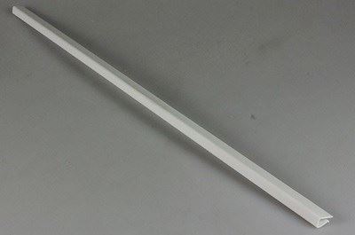 Glass shelf trim, Whirlpool fridge & freezer - 7 mm x 468 mm x 128 mm (above crisper)