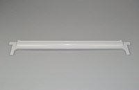 Glass shelf trim, Blomberg fridge & freezer - 22 mm x 498 mm x B:66 mm / A:26 mm (rear)