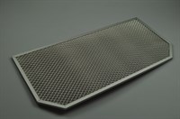 Metal filter, Siemens cooker hood - 7 mm x 509 mm x 249 mm (rear)