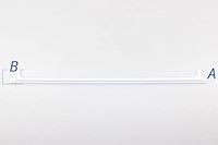 Glass shelf trim, Blomberg fridge & freezer - 16 mm x 494 mm x B:33 mm / A:13 mm (rear)