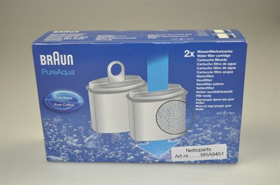 Water filter, Braun coffee maker (2 pcs)