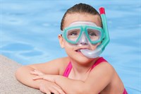 Scuba mask and snorkel, Bestway swimmingpool