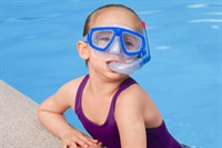 Scuba mask and snorkel, Bestway swimmingpool