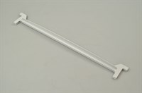 Glass shelf trim, Beko fridge & freezer - 21 mm x 447 mm x 1D: 57 mm / 2D: 22 mm (rear)