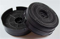Carbon filter, Electrolux cooker hood - 137 mm (2 pcs)