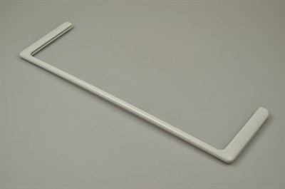 Glass shelf trim, Husqvarna fridge & freezer - 8 mm x 475 mm x 1D: 140 mm / 2D: 10 mm (front)