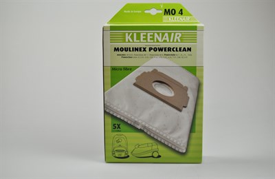 Vacuum cleaner bags, Moulinex vacuum cleaner - MO4 PowerClean