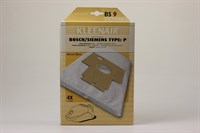 Vacuum cleaner bags, Constructa vacuum cleaner - Kleenair BS9 / Type P