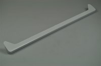 Glass shelf trim, Indesit fridge & freezer - 12 mm x 465 mm x 22 mm (front)