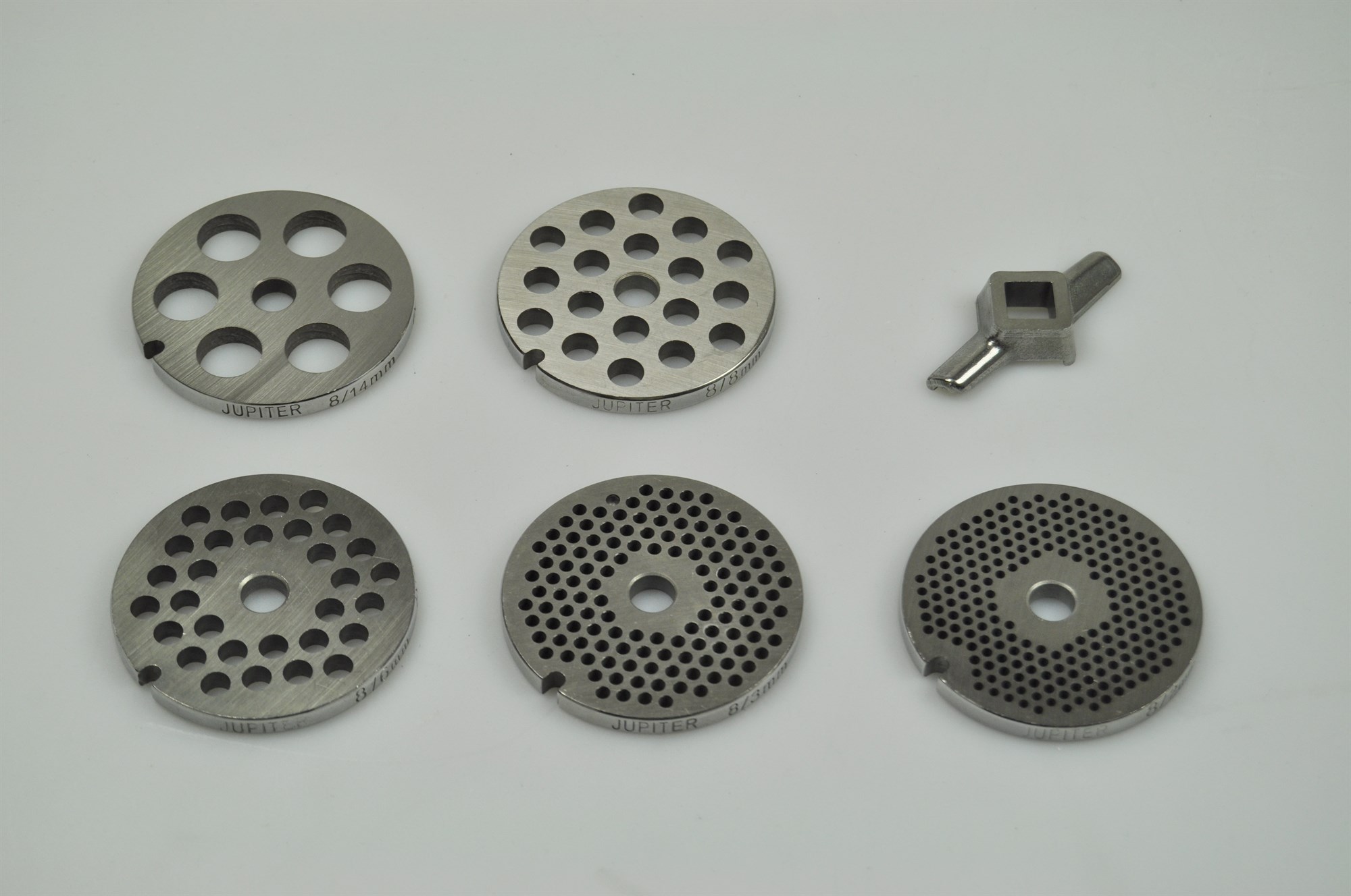 Grinder plate, Jupiter meat grinder (set)