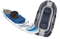 Inflatable boats & surfboards