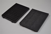 Carbon filter, Smeg cooker hood - 135 mm x 185 mm (2 pcs)