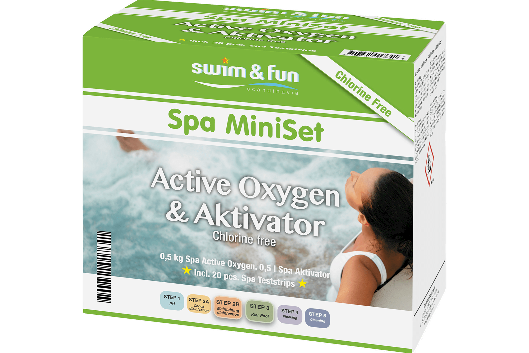 Hot tub starter kit, Swim & Fun swimmingpool (chlorine free)
