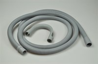 Drain hose, universal washing machine - 2500 mm (straight)