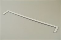 Glass shelf trim, Vestfrost fridge & freezer - 8 mm x 514 mm x 1D: 83 mm / 2D: 15 mm (front)